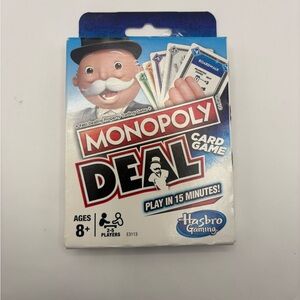 Hasbro Monopoly Deal Card Game - Blue and White